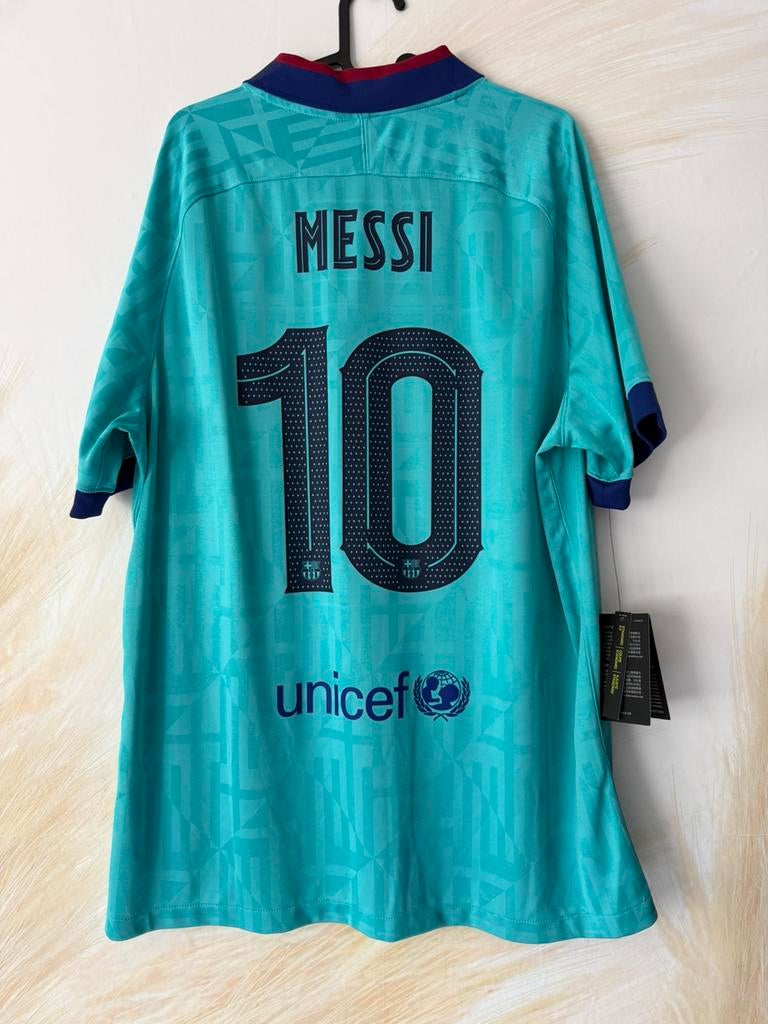 Nike fc barcelona messi shirt maat xl nieuw, Blauw, Ophalen of Verzenden, Voetbal, Maat 56/58 (XL)