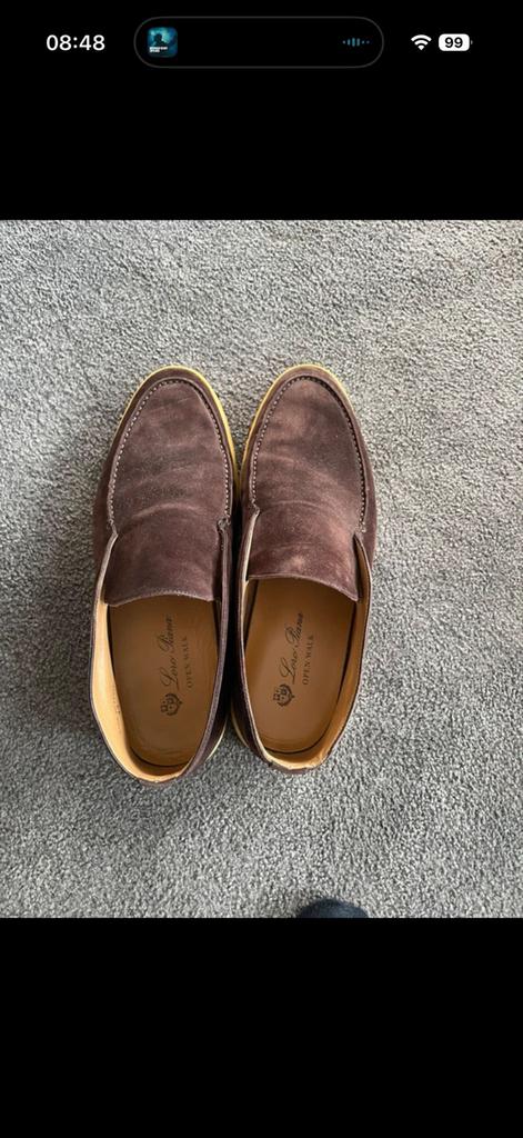 Loro Piana Open Walk loafers, Ophalen of Verzenden, Gedragen, Bruin, Loafers