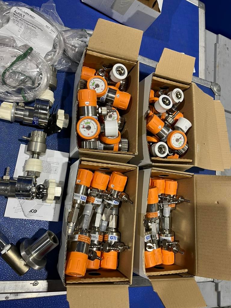 GTI Medical O2 / Medical Air Pressure Regulator PI-25 bar, Ophalen, Zo goed als nieuw