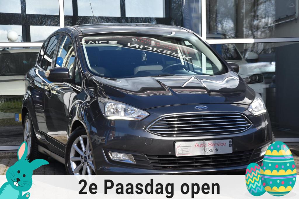 Ford C-Max 1.0 Titanium Airco Nav. Pdc Led Cruise Control 1s, Voorwielaandrijving, Gebruikt, Handgeschakeld, Adaptive Cruise Control
