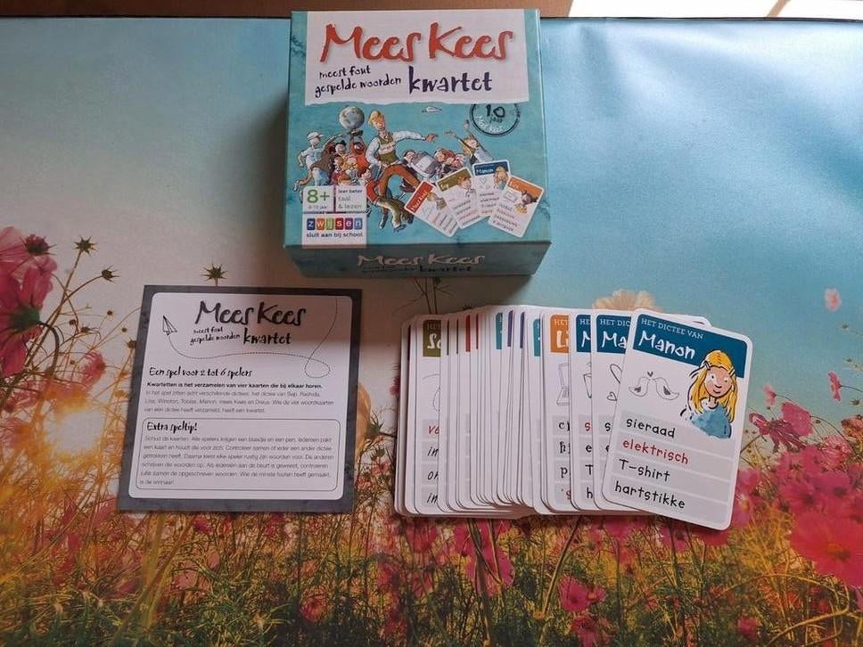 Mees Kees Kwartet - Meest fout gespelde woorden, Vijf spelers of meer, Ophalen of Verzenden, Zo goed als nieuw, Zwijsen