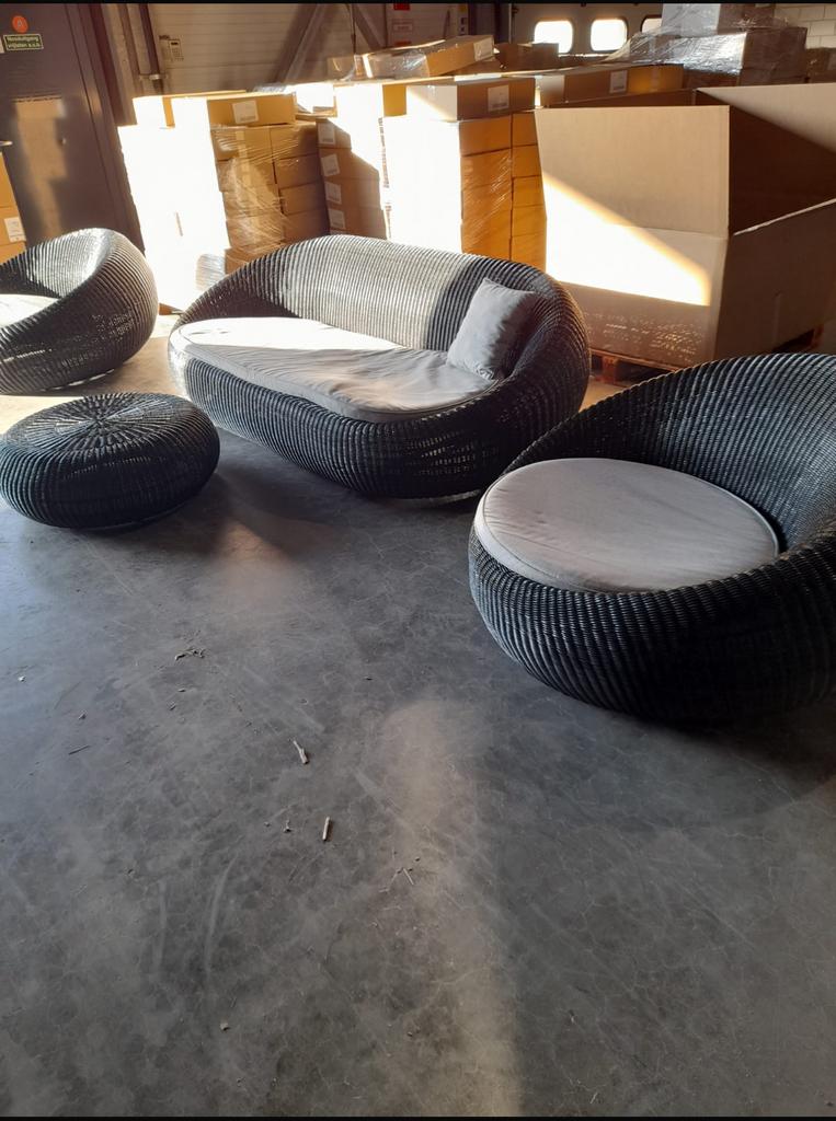 Apple Bee Tuinset Compleet met Kussens - Zo Goed Als Nieuw, Tuin en Terras, Tuinsets en Loungesets, Ophalen, Zo goed als nieuw