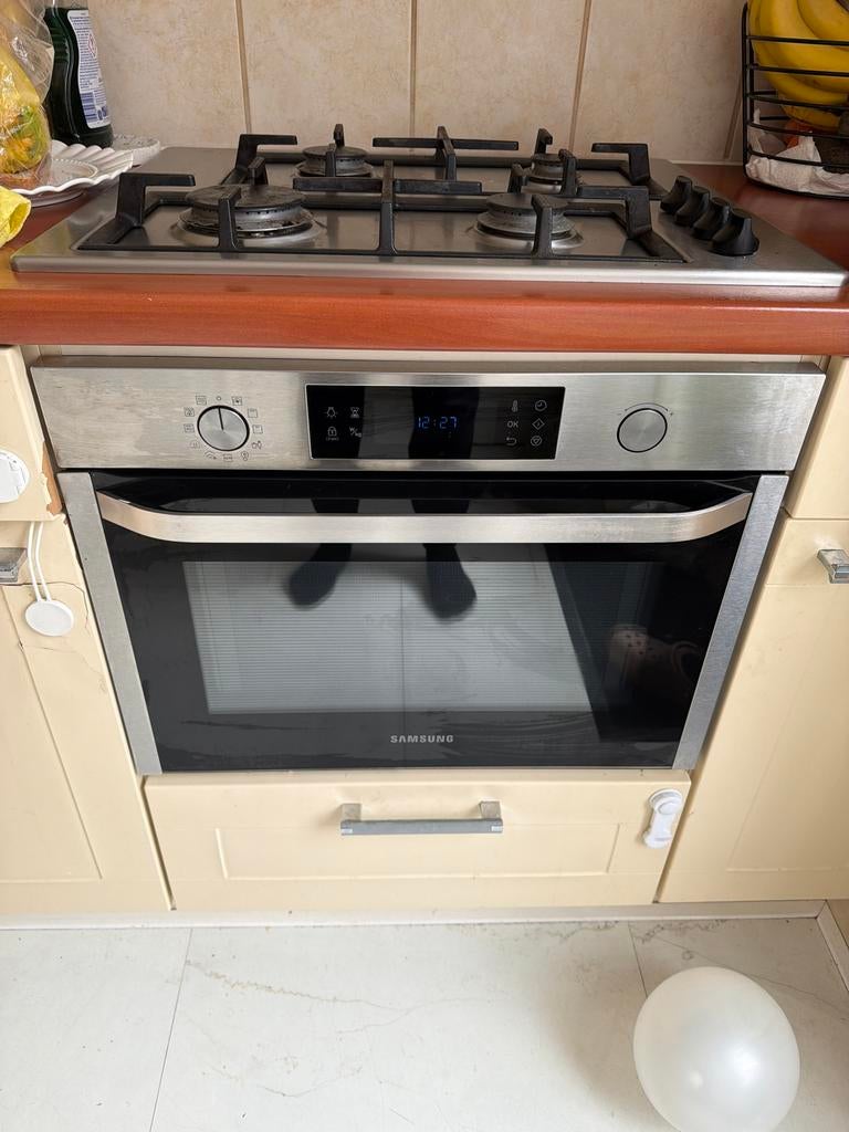 Samsung combi magnetron digitaal, Ophalen, Combimagnetron, Crisp, 60 cm of meer