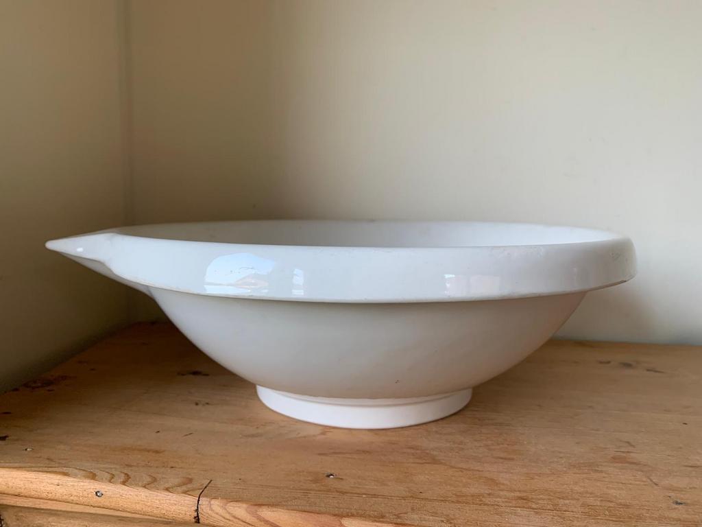 Boch aardewerk afroomschaal, Ophalen of Verzenden