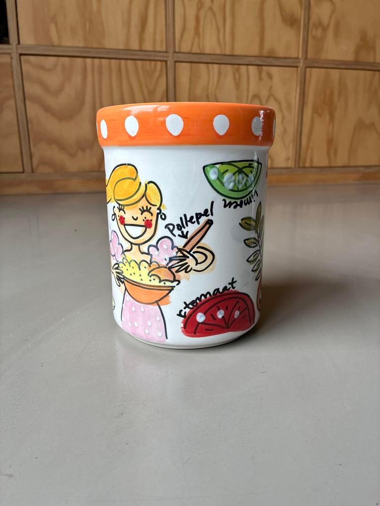Blond Amsterdam Keukengerei Pot - Vrolijk Design, Ophalen of Verzenden, Zo goed als nieuw