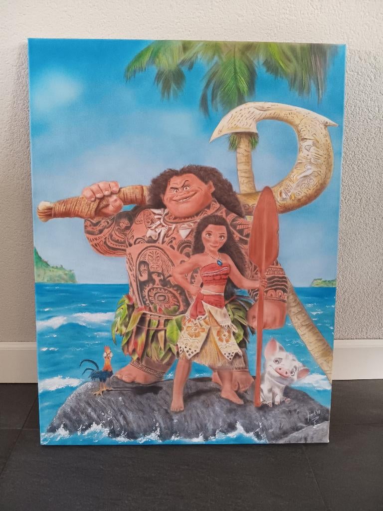 Airbrush schilderij Viana, Ophalen