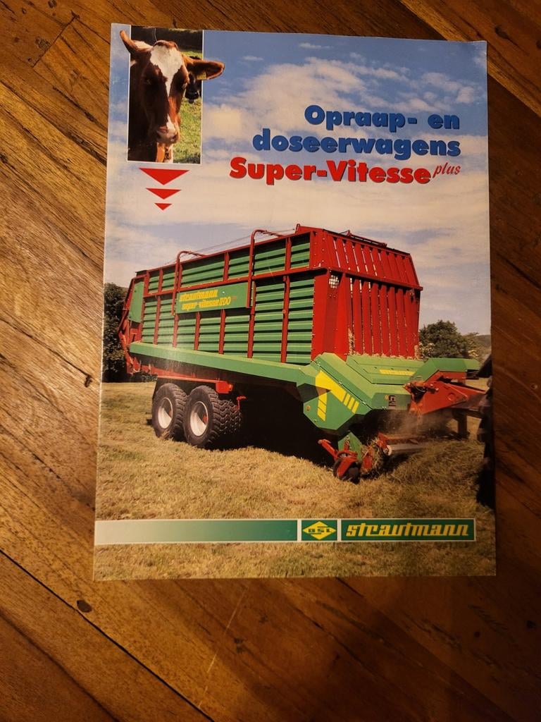 tractor folder Strautmann Super Vitesse plus opraapwagens, Ophalen of Verzenden, Zo goed als nieuw