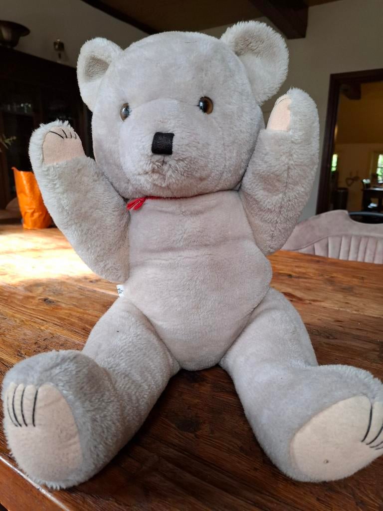 Beer, prachtige oude beer, Verzamelen, Beren en Cherished Teddies, Ophalen, Gebruikt, Stoffen beer, Overige merken