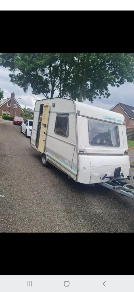 Nette caravelair caravan met vaste 2 persoonsbed., Caravans en Kamperen, Caravans, Particulier, 500 - 750 kg, Caravelair, Overige