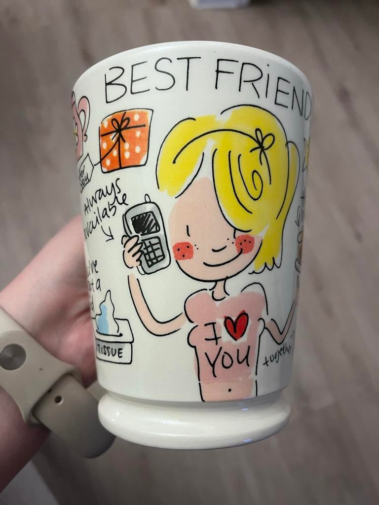 Blond Amsterdam mok - Best Friend, Ophalen, Zo goed als nieuw