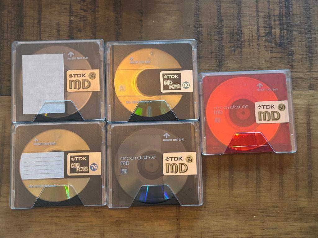 5x Recordable Minidisc, Audio, Tv en Foto, Ophalen of Verzenden, Overige typen
