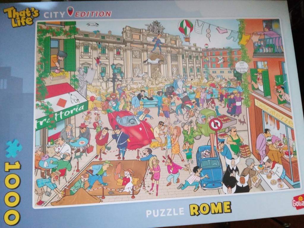 Rome that's life puzzel, Ophalen, 500 t/m 1500 stukjes, Nieuw, Legpuzzel