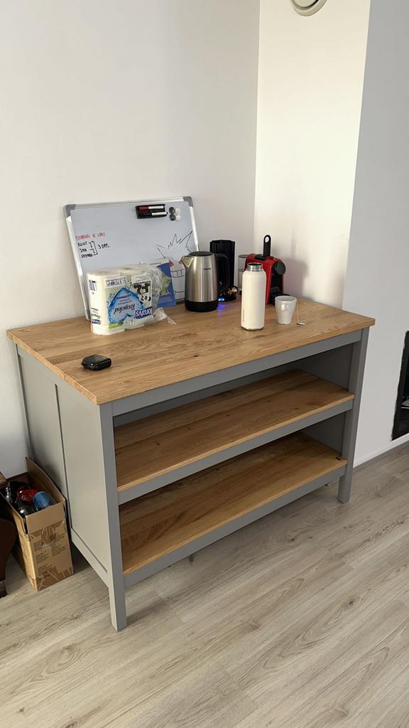 IKEA Tornviken Keukeneiland / Dressoir - Zo goed als nieuw, Huis en Inrichting, Ophalen, Zo goed als nieuw, Rechthoekig, Hout
