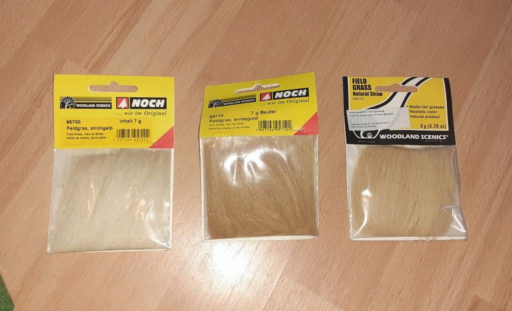 Veldgras voor landschappen en diorama's   (siku - britains), Ophalen of Verzenden, Nieuw, 1:50 of kleiner