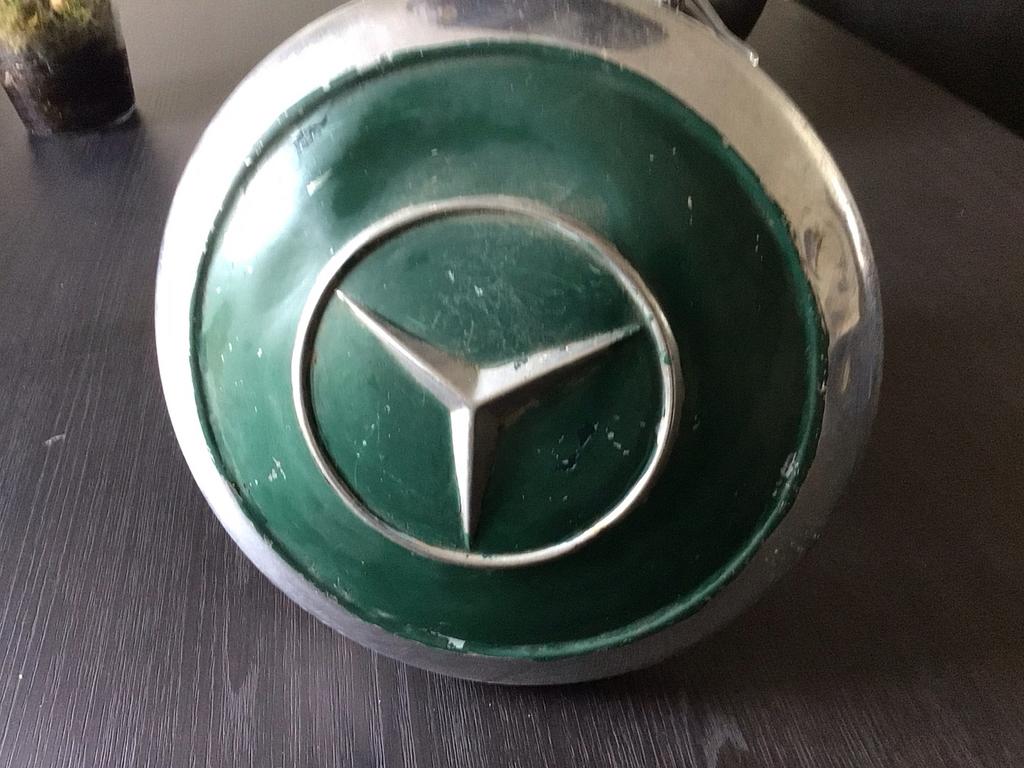 Vintage Mercedes-Benz wieldop - Groen met ster, Ophalen of Verzenden, Gebruikt
