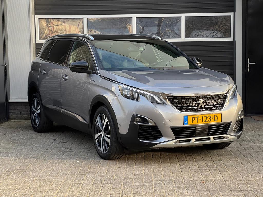 Peugeot 5008 1.6 e-THP GT-Line 7P LED, Navi, Cruise, NAP, 1350 kg, Gebruikt, 4 cilinders, 7 stoelen