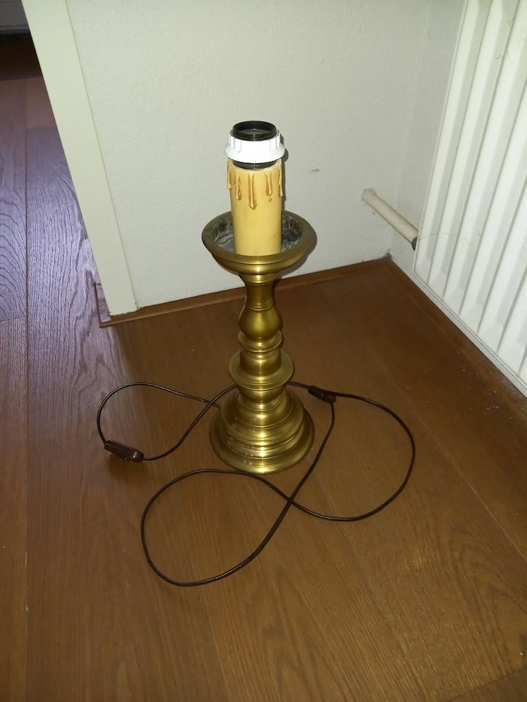 Schemerlamp poot, Ophalen of Verzenden, Gebruikt, Overige materialen, Minder dan 50 cm