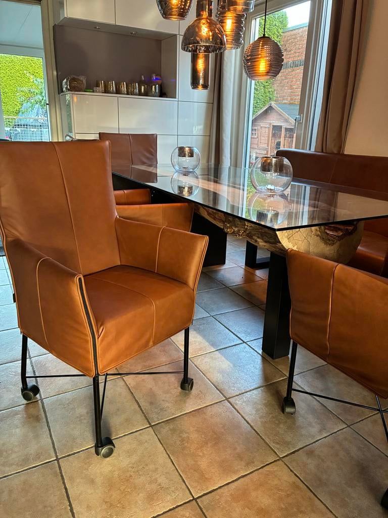 Set van 4 Montis Chaplin stoelen - Nieuwstaat