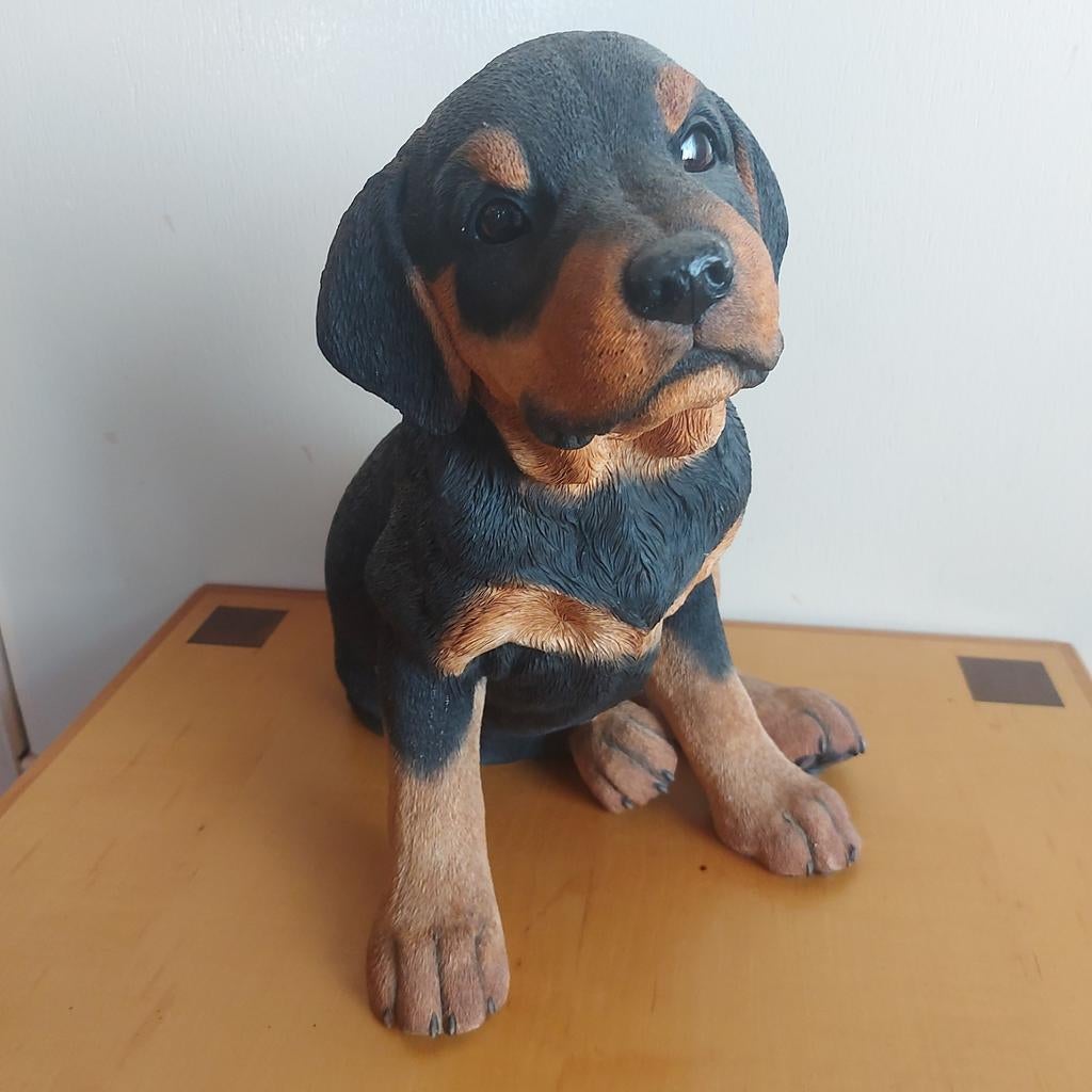 Rottweiler beeldje, Ophalen of Verzenden, Zo goed als nieuw, Dier