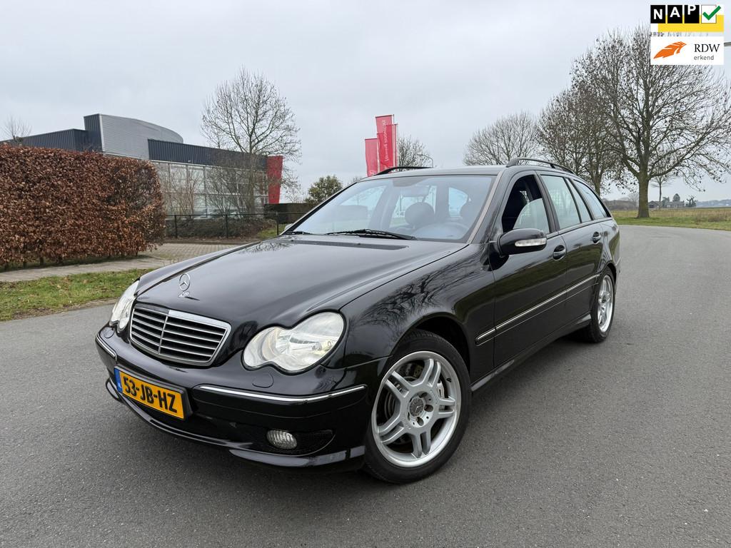 Mercedes-Benz C-klasse Combi AMG 32 AUTOMAAT/LEER/NAVI/CRUIS, Auto's, Mercedes-Benz, Automaat, Achterwielaandrijving, Gebruikt