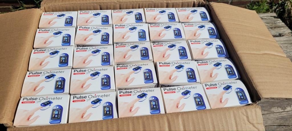 228 x Gloednieuwe Hartslag, Zuurstof, Oximeters Donkerblauw, Ophalen of Verzenden, Nieuw, Overige typen