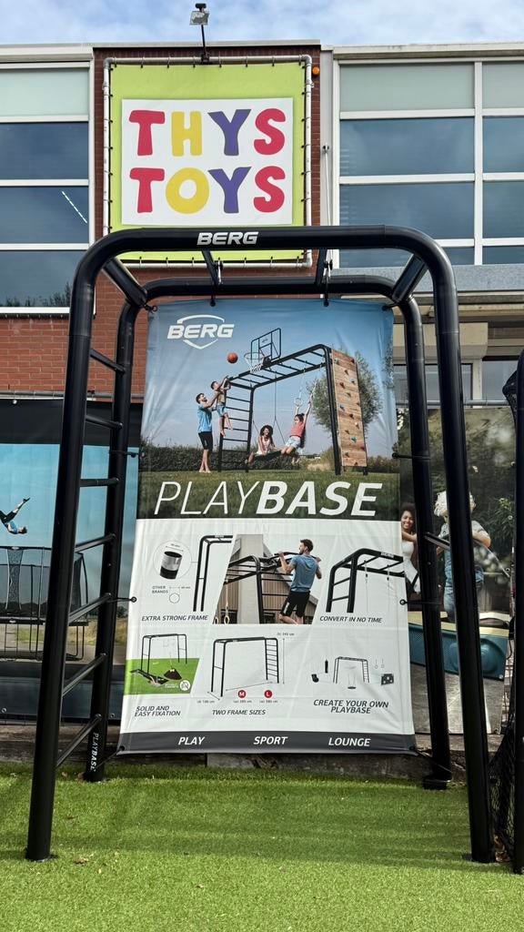 BERG Playbase va 999,- small medium large extra zwart groen, Kinderen en Baby's, Speelgoed | Buiten | Speeltoestellen, Ophalen of Verzenden