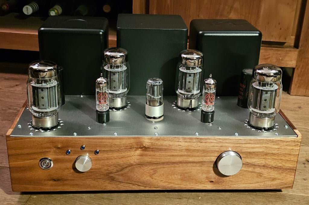 Triodedick Bill 2 x 50 watt buizen obv KT88, nieuwstaat, Ophalen, Triodedick, Versterker, Nvt