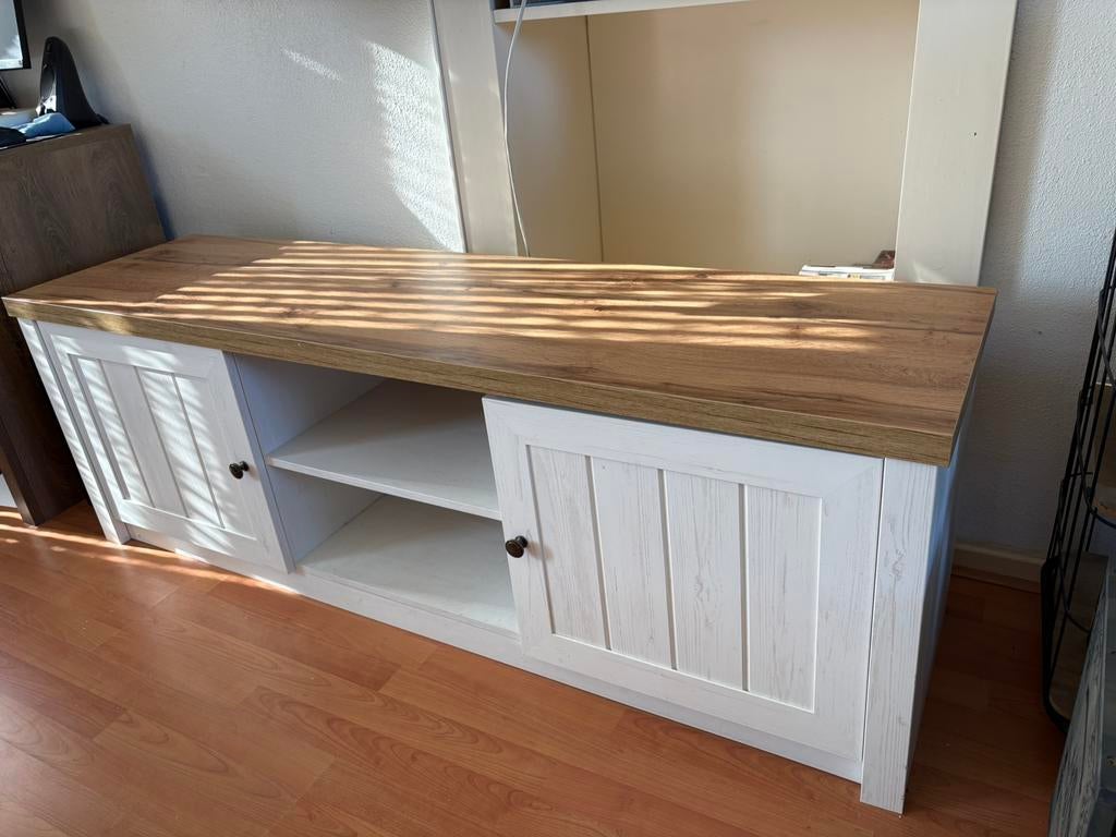 Tv meubel landelijk, Ophalen, Gebruikt, 150 tot 200 cm, Landelijk