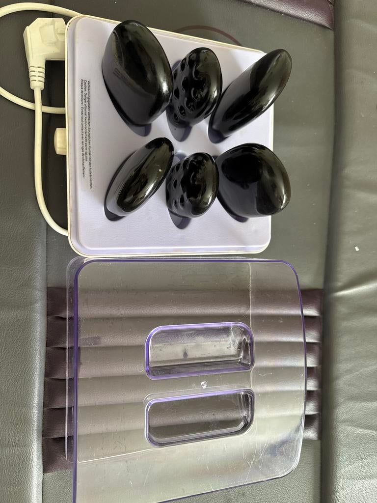 Silvercrest hotstone verwarmer met 6 stenen, Ophalen of Verzenden, Zo goed als nieuw, Hotstone