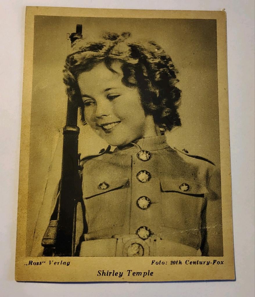 Shirley Temple 20th Century-Fox verzonden Duitse Rijk 1939, Verzamelen, Ansichtkaarten | Themakaarten, Ophalen of Verzenden, 1920 tot 1940