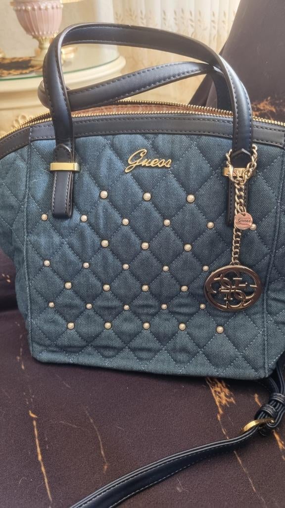 Guess tas, Ophalen of Verzenden, Zo goed als nieuw, Zwart, Handtas