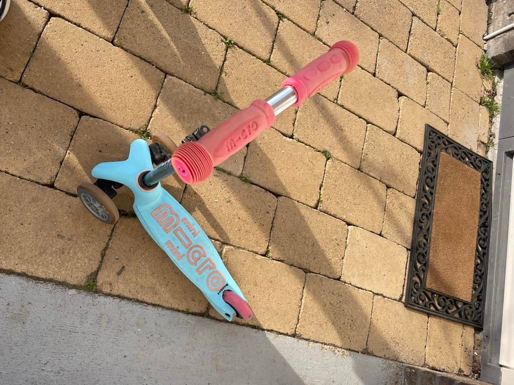 Micro mini step lichtblauw, Ophalen, Zo goed als nieuw, Gewone step