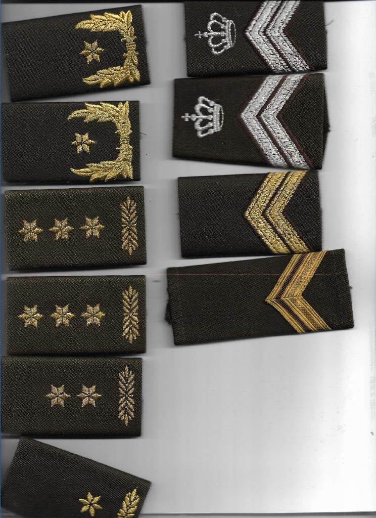 Rangonderscheidingstekens, Verzamelen, Ophalen of Verzenden, Landmacht, Nederland, Embleem of Badge