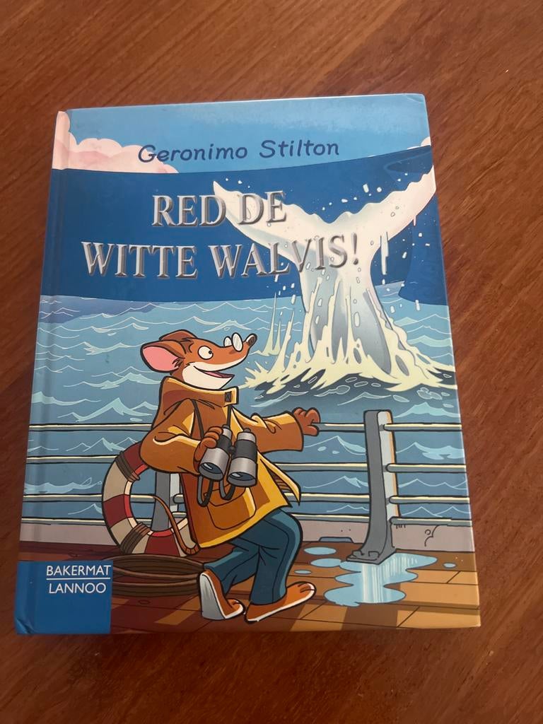 Geronimo Stilton: Red de Witte Walvis!, Ophalen of Verzenden, Zo goed als nieuw, Fictie algemeen