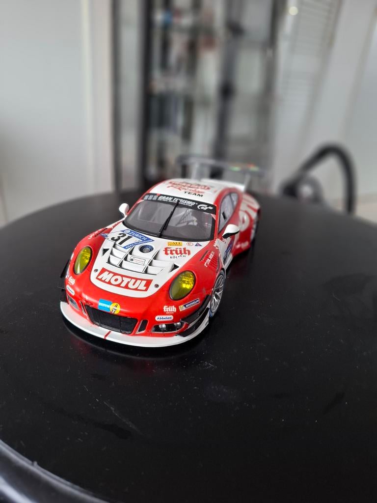 Zeer mooie porshe dtm, Ophalen, Zo goed als nieuw, MiniChamps