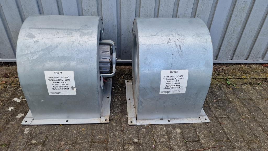 Svent slakkenhuis ventilator 7-7-900, Ophalen of Verzenden