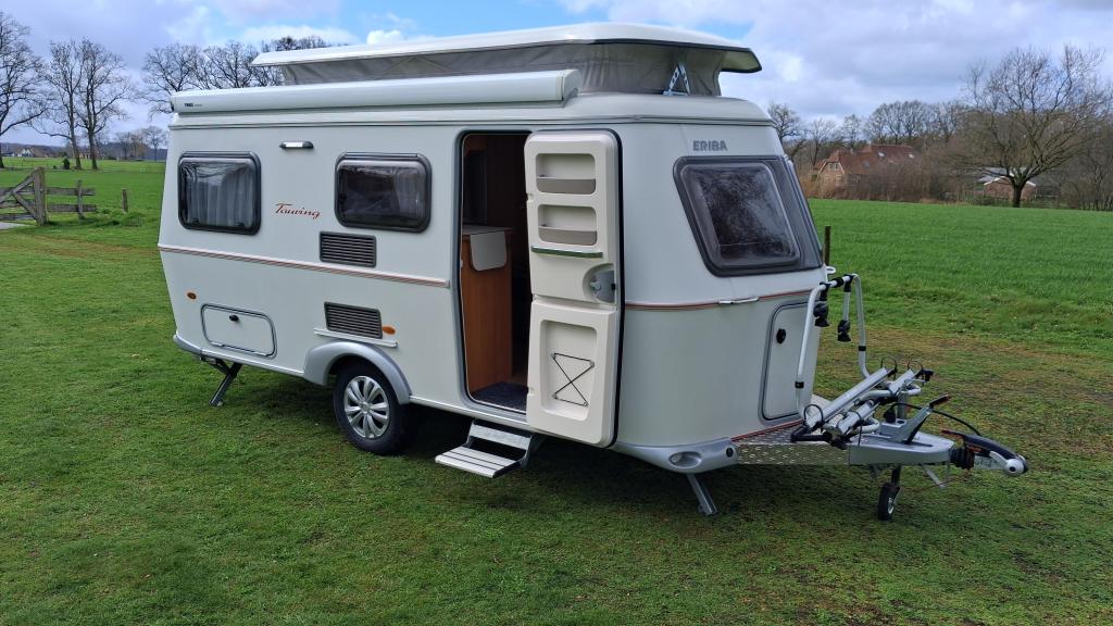 Unieke Eriba Troll 540 '21 Lengtebed Thule Luifel, Caravans en Kamperen, Overige typen, Standaardzit, Schokbreker, Bedrijf