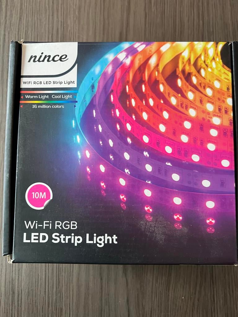 Nince LED Strip Light 10M met afstandsbediening - Nieuw, Ophalen of Verzenden, Nieuw