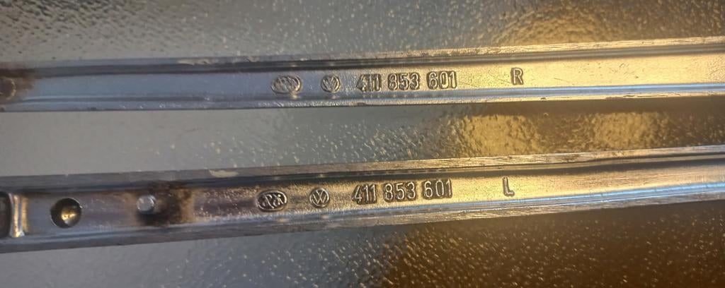 Volkswagen VW 411 chroomstrip, Ophalen, Gebruikt, Links, Volkswagen