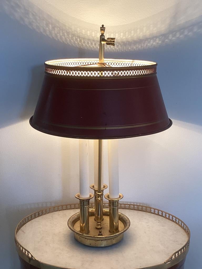 Lamp bouillotte, Ophalen