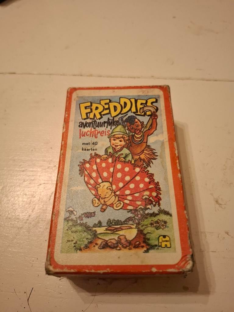 Oud Jumbo Freddies Kwartetspel - Compleet, Vijf spelers of meer, Ophalen of Verzenden, Gebruikt, Jumbo