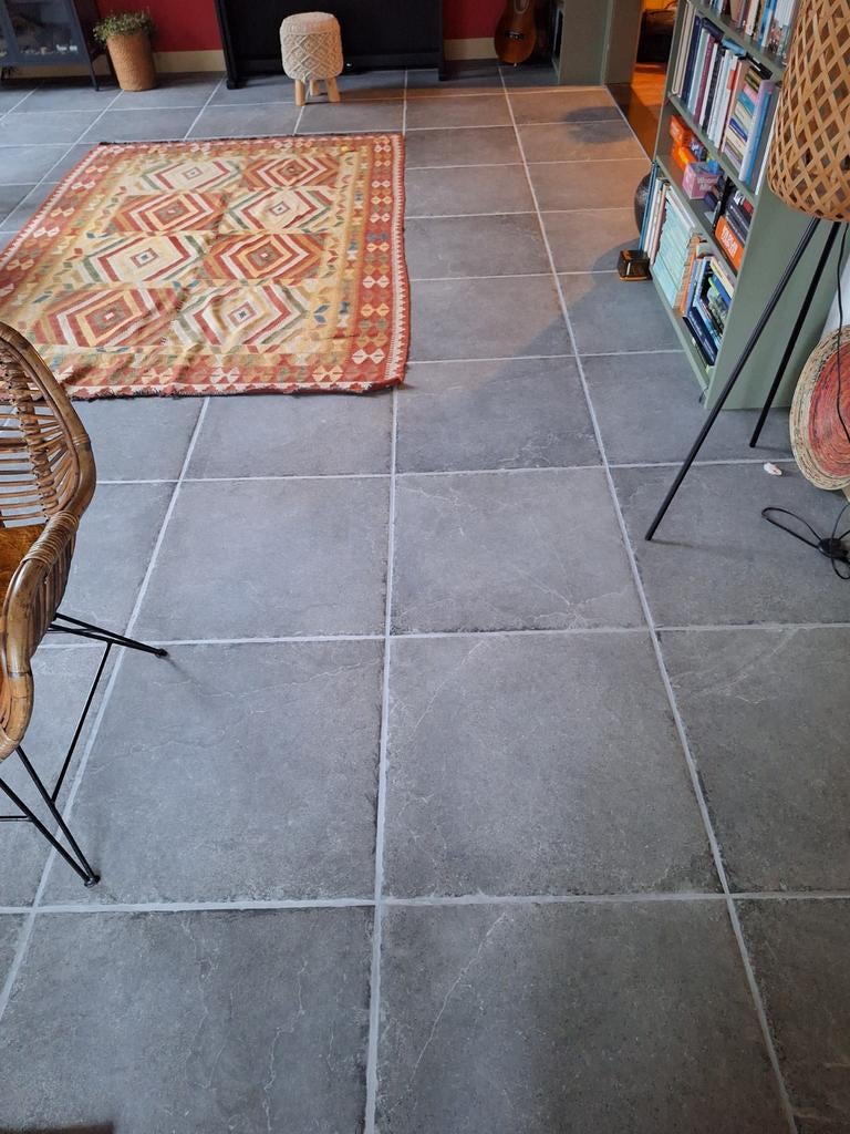 Keramische PLAVUIZEN Belgisch hardsteen 60x60 plus lijm, Ophalen, 60 cm of meer, Nieuw, 10 m² of meer