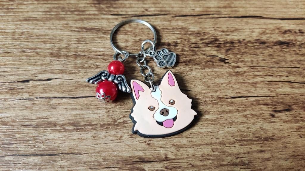 (Sleutel) Hanger Pommeriaan PVC met beschermengeltje, Verzenden, Nieuw, Hanger