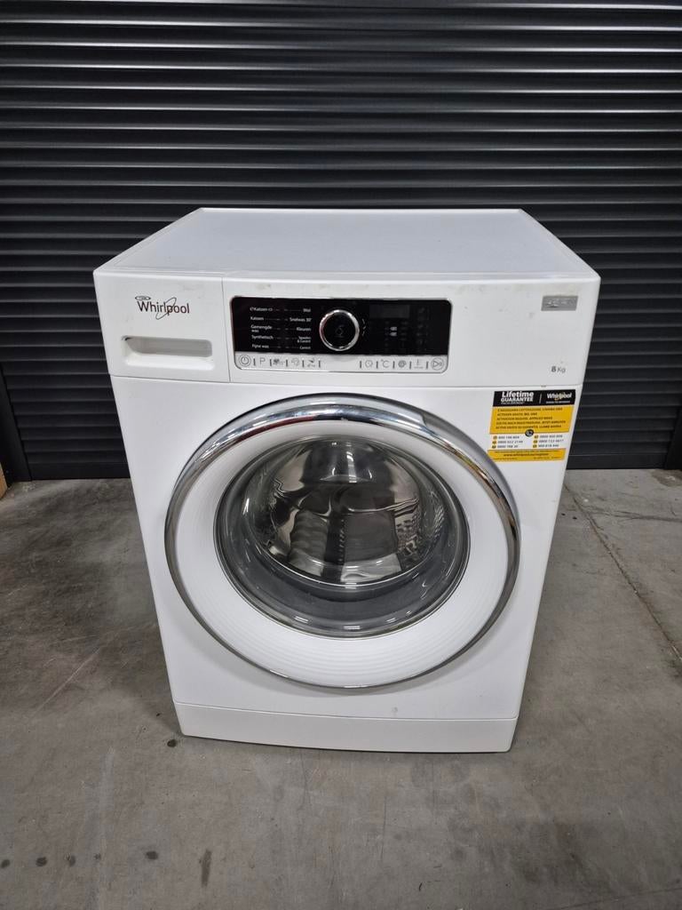 Whirlpool 8kg, Gebruikt, Ophalen of Verzenden, Voorlader, 85 tot 90 cm
