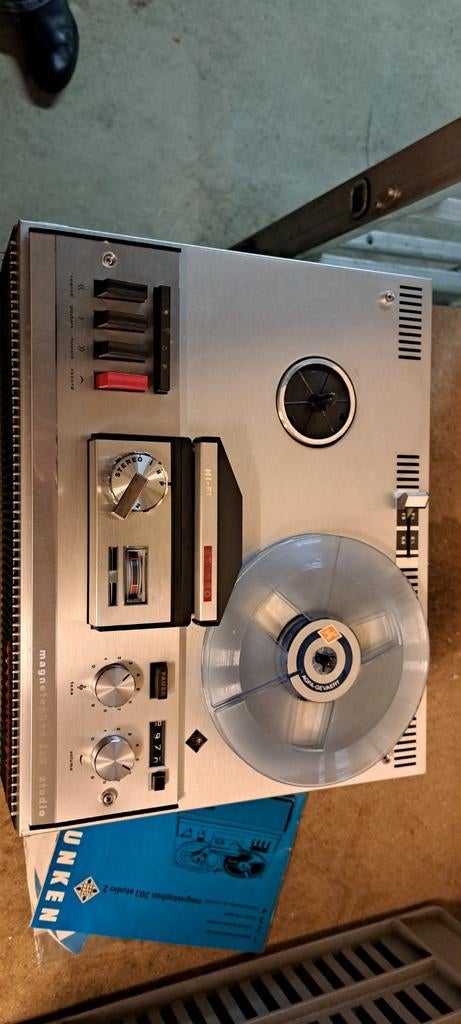 Telefunken magnetophon 203 studio 2, Ophalen, Bandrecorder