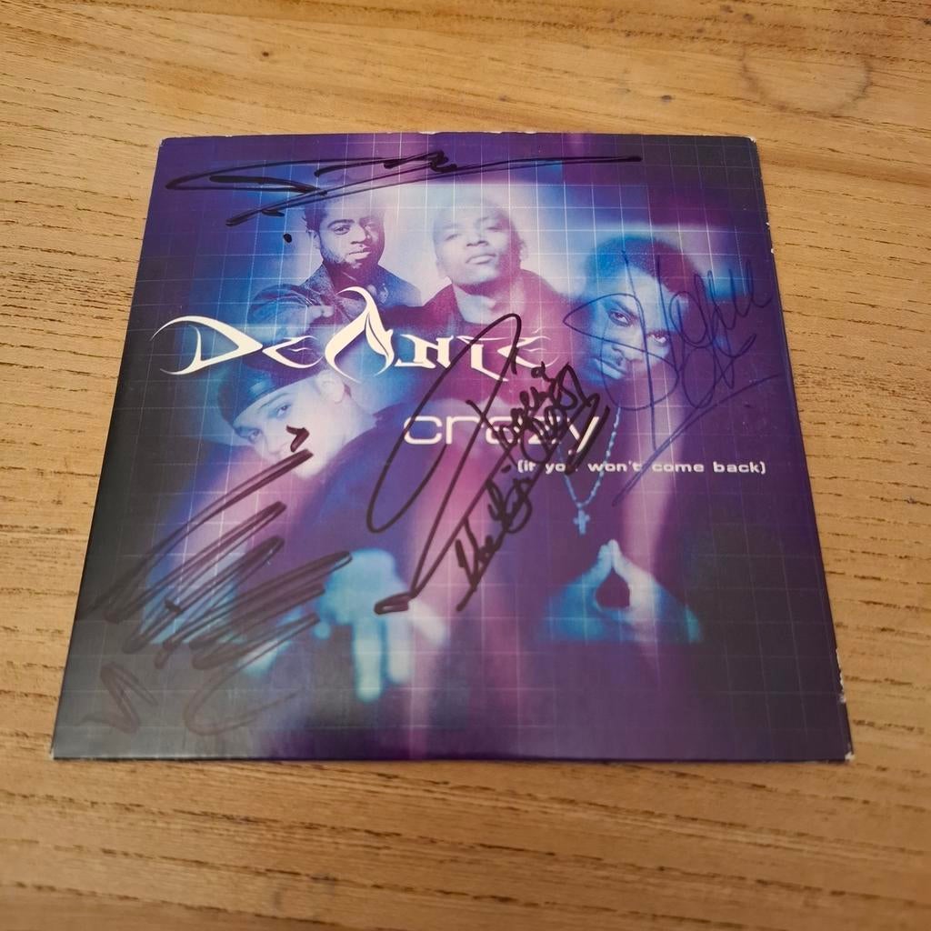 Deanté - Crazy CD Single - Gesigneerd!, Cd's en Dvd's, Cd's | Hiphop en Rap, Ophalen of Verzenden, 2000 tot heden, Zo goed als nieuw