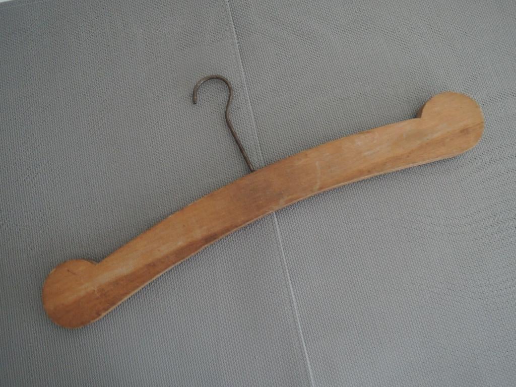 Ouderwetse houten kledinghanger, Antiek en Kunst, Ophalen of Verzenden