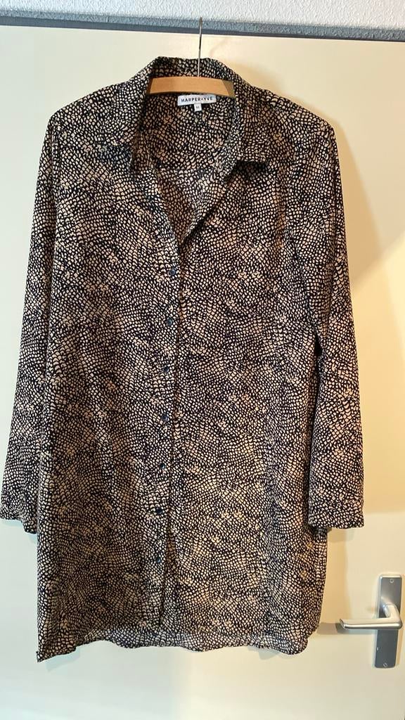 Harper & Yve blouse - maat M, Ophalen of Verzenden, Zo goed als nieuw, Maat 38/40 (M), Beige