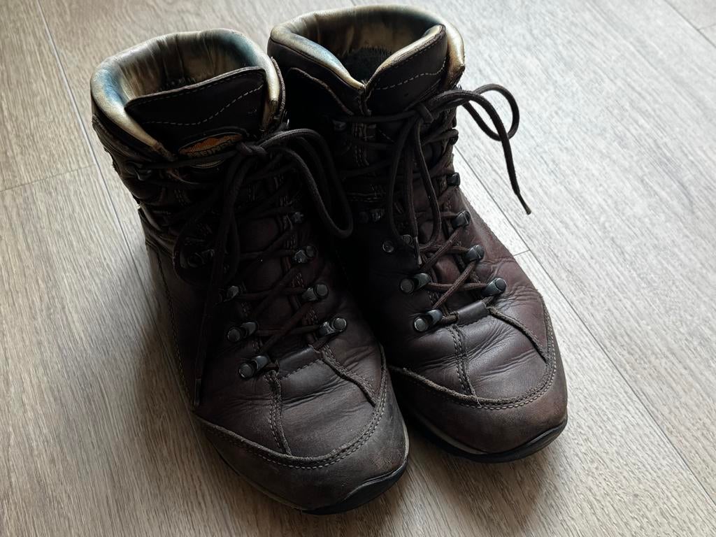 Meindl identity dames wandelschoenen mt 40 ruilen - 3 repen, Bruin, Ophalen of Verzenden, Gedragen, Wandelschoenen of Bergschoenen