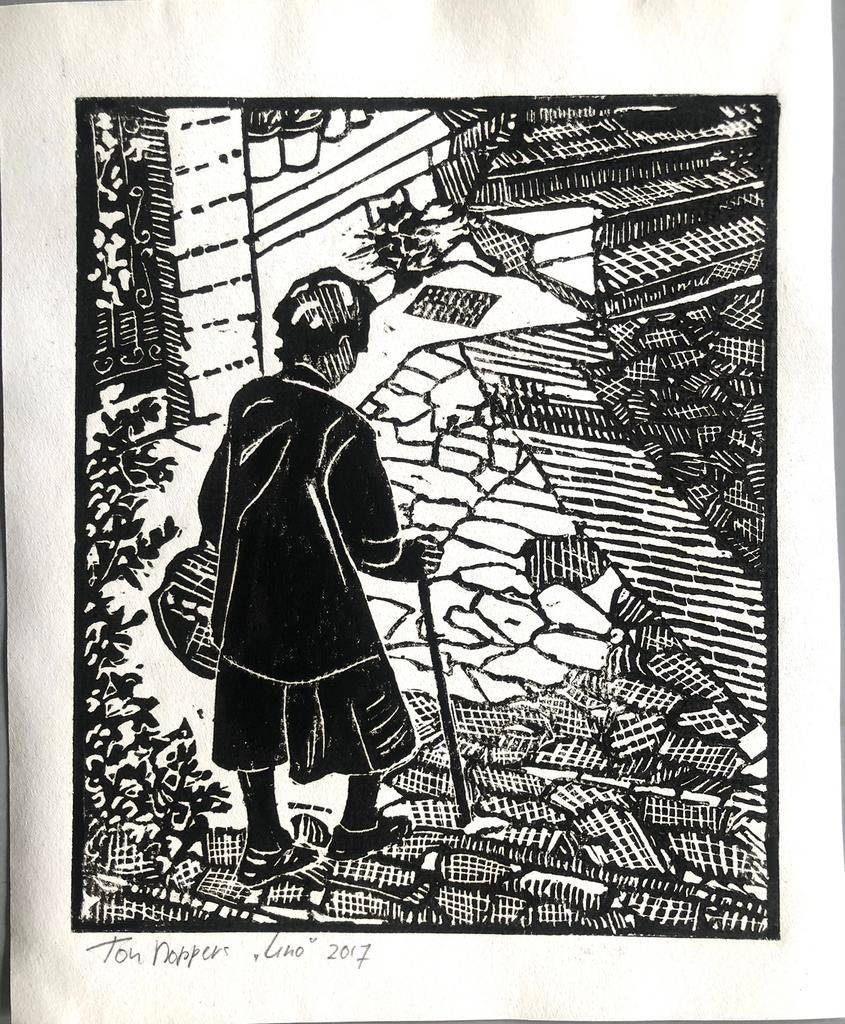 Lino “Griekenland”, Ophalen of Verzenden